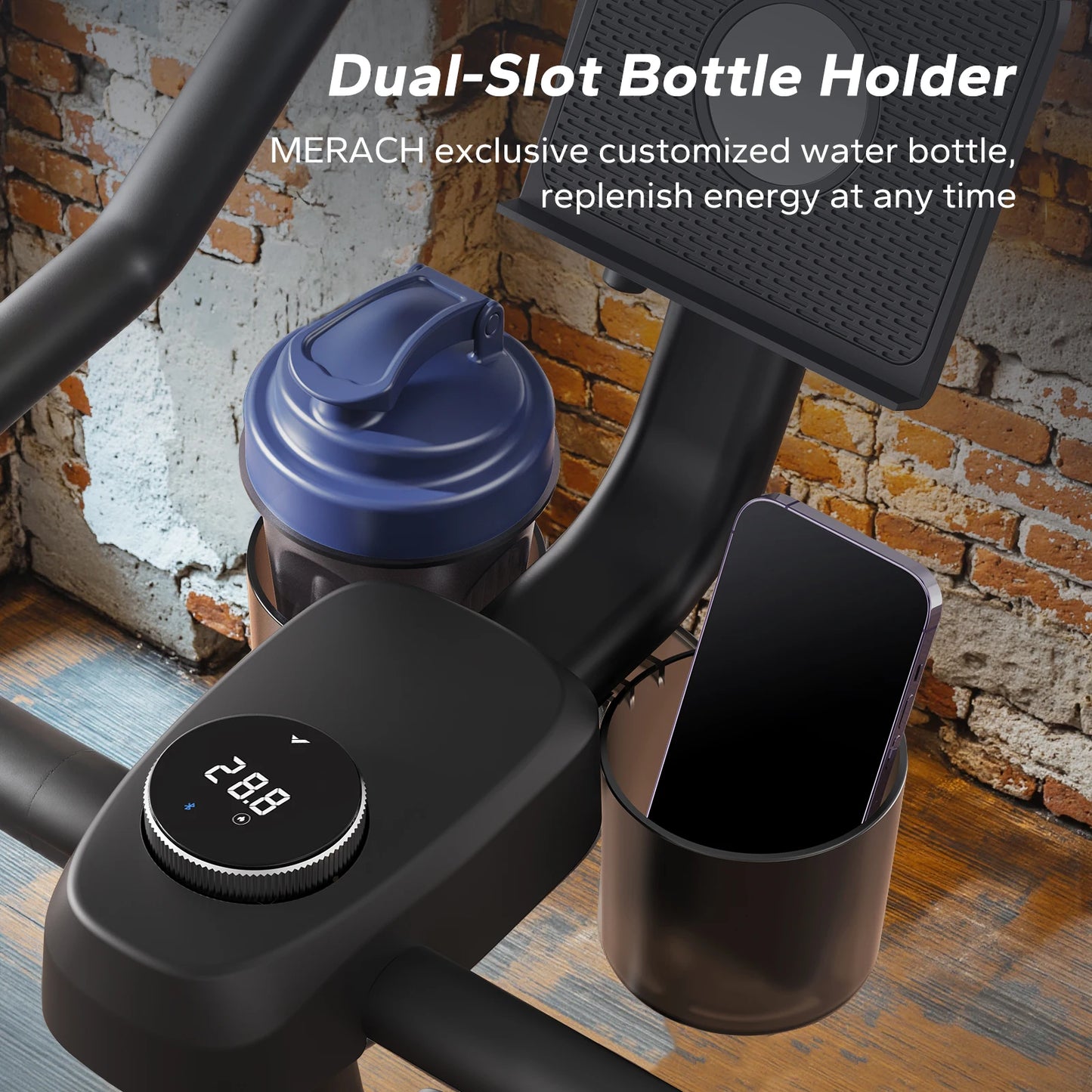 MERACH Magnetic Indoor Exercise Bike With App Low Noise