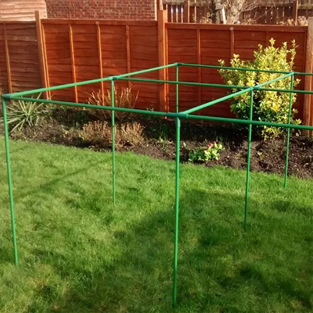 Plastic Coated Steel Plant Stakes Garden Pillars Climbing Brackets Support