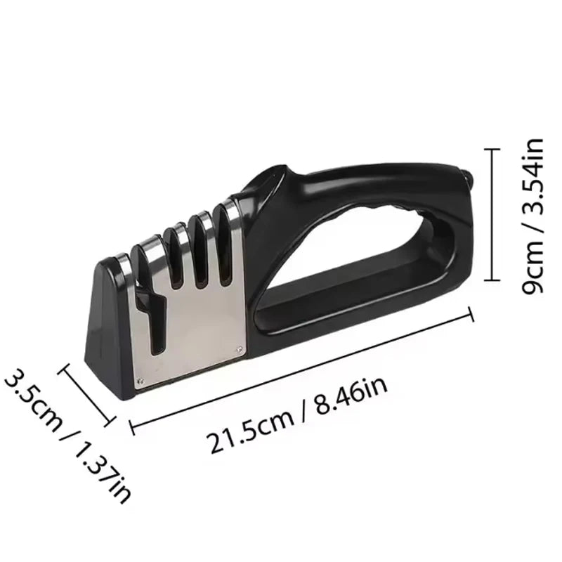4-In-1 Quick Knife Sharpener 4-Stage Kitchen Knife Scissors Sharpener