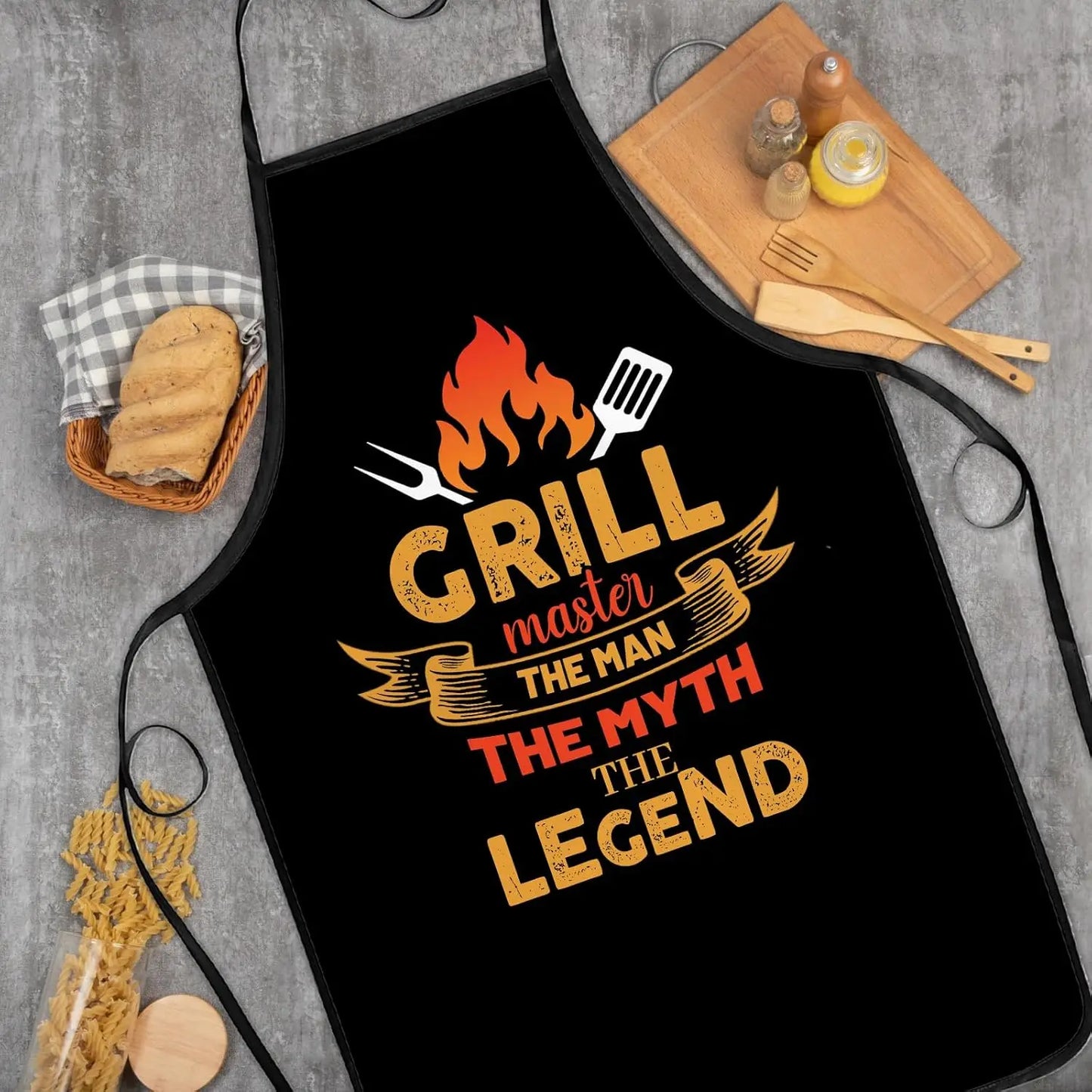 Funny Grilling Apron For Men BBQ Grill Master Apron