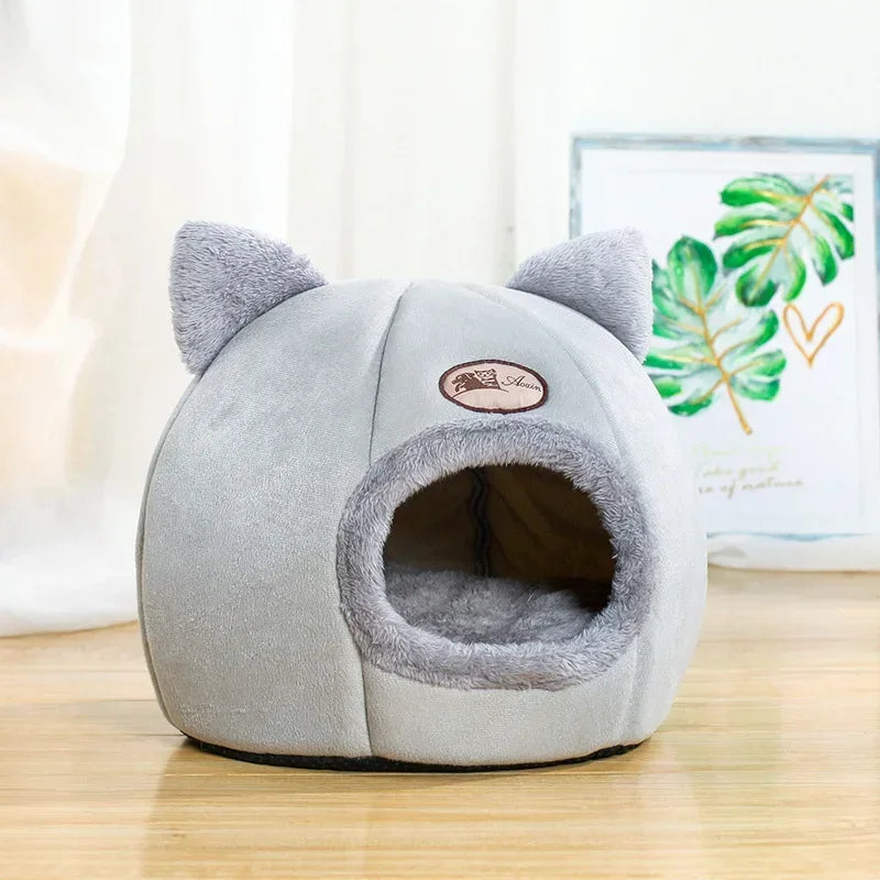Deep Sleep Comfort Cat Bed And Cozy Indoor Cave Nest