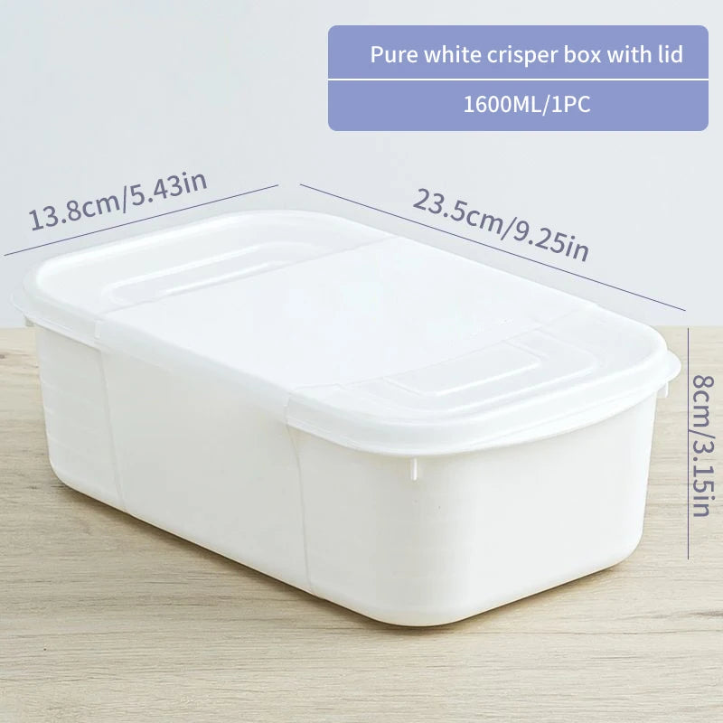 Food Grade Refrigerator Divided Storage Box for Fruits and Vegetables