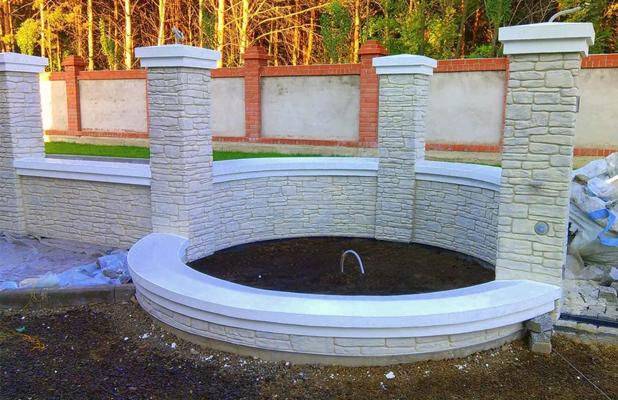 Nonem Granite Polyurethane Mat Stamp Texturing Stone Pattern Concrete