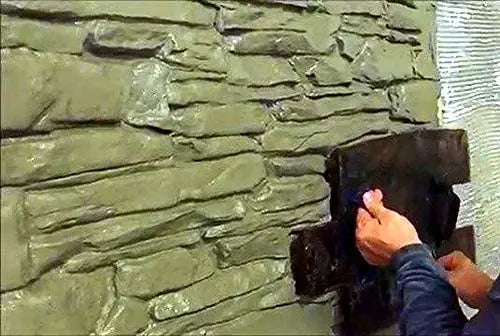 Nonem Granite Polyurethane Mat Stamp Texturing Stone Pattern Concrete