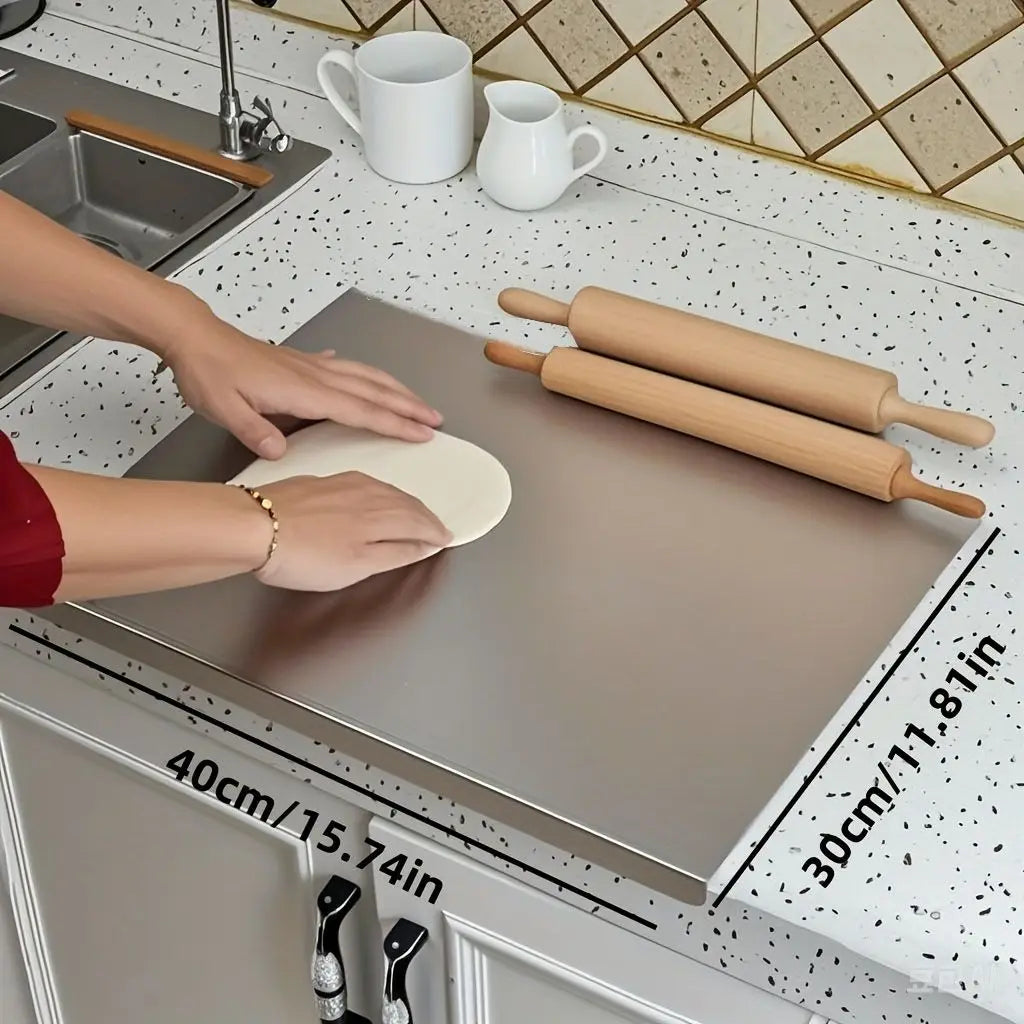 304 Stainless Steel Cutting Board With Lid And Non Slip