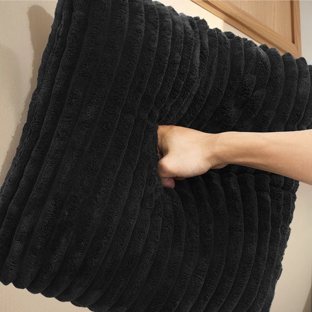 U Shaped Sectional Sofa Modular Couch With Corduroy Fabric