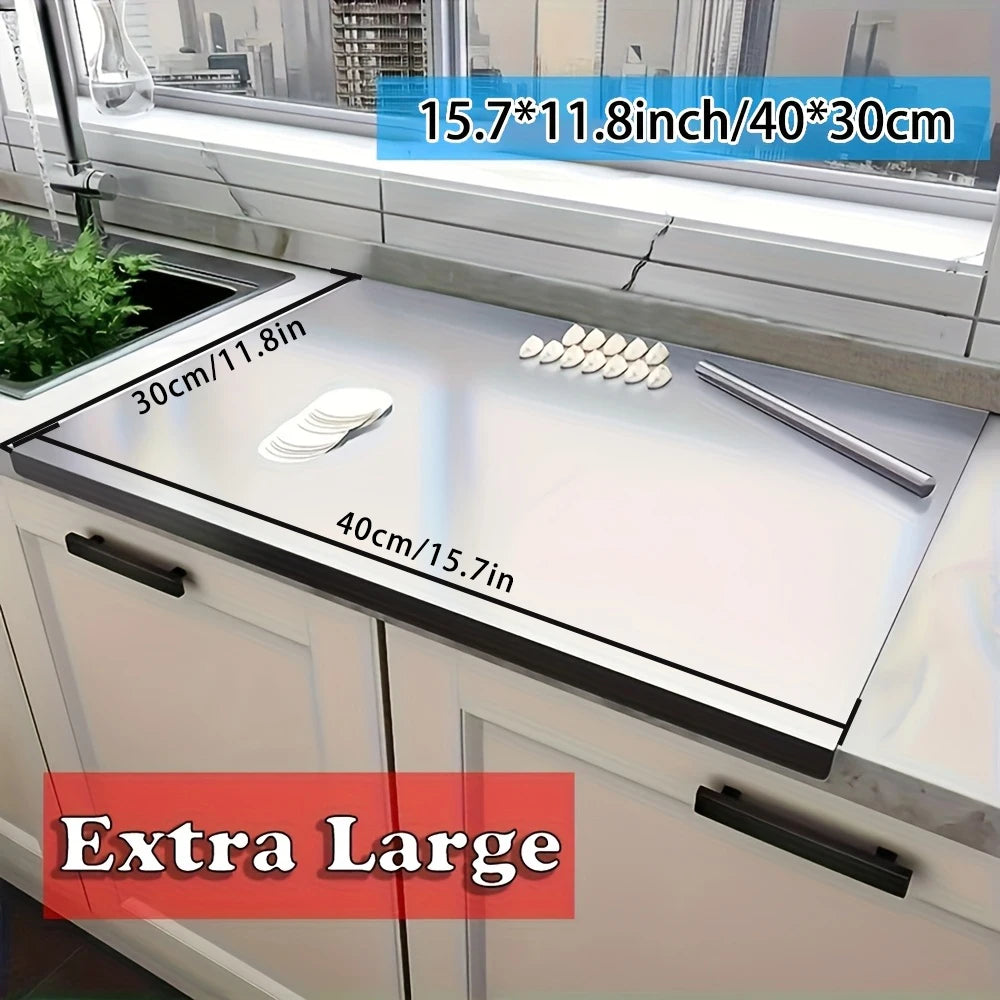 Stainless Steel Chopping Board For Kneading Dough And Prep