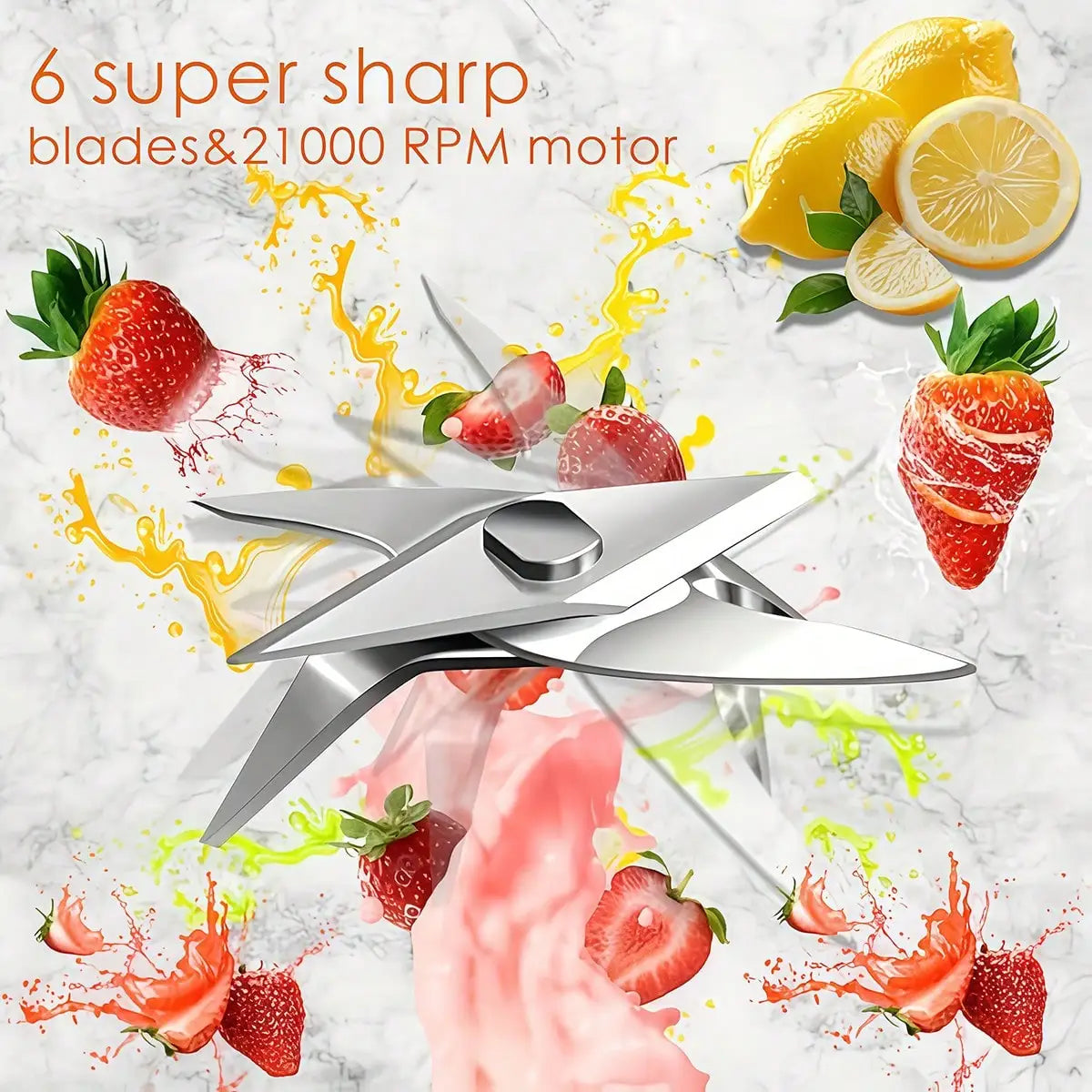 DIAMRI Powerful Portable Blender Juicer With Cup For Smoothies