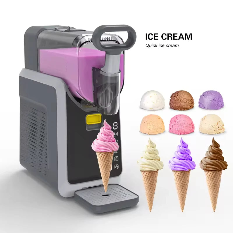 ONEHAPPY 150W 7-In-1 Ice Cream Machine For Home Use