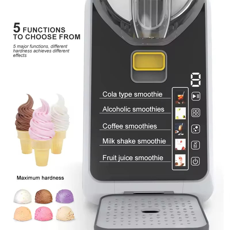 ONEHAPPY 150W 7-In-1 Ice Cream Machine For Home Use