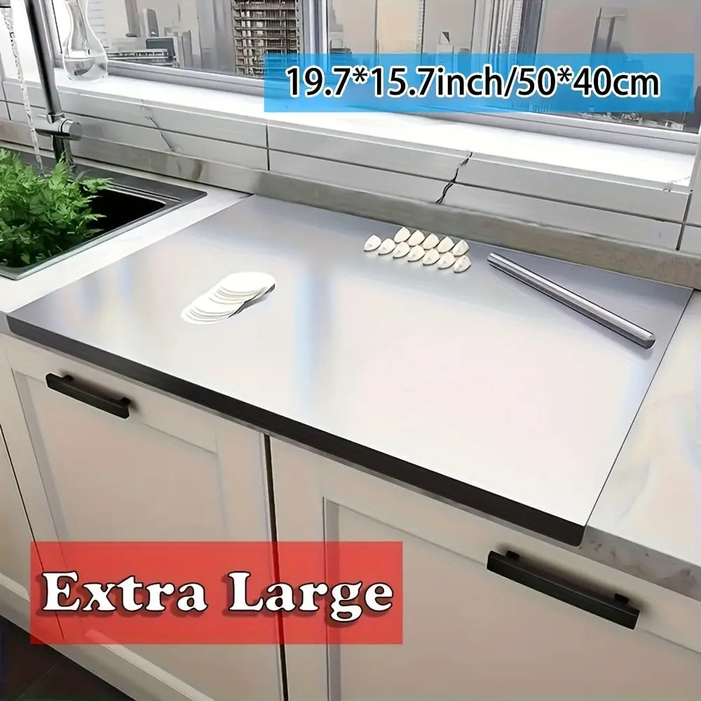 Stainless Steel Chopping Board For Kneading Dough And Prep