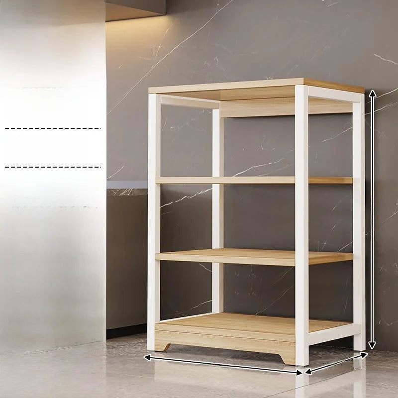 Kitchen Multi Functional Storage Rack Stand With Multiple Layers