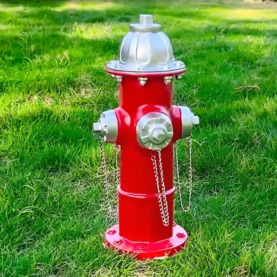 Dog Fire Hydrant Garden Statue Indoor Outdoor Decor