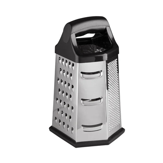 Stainless Steel Box Grater 6 Sides Slicer Shredder For Vegetables