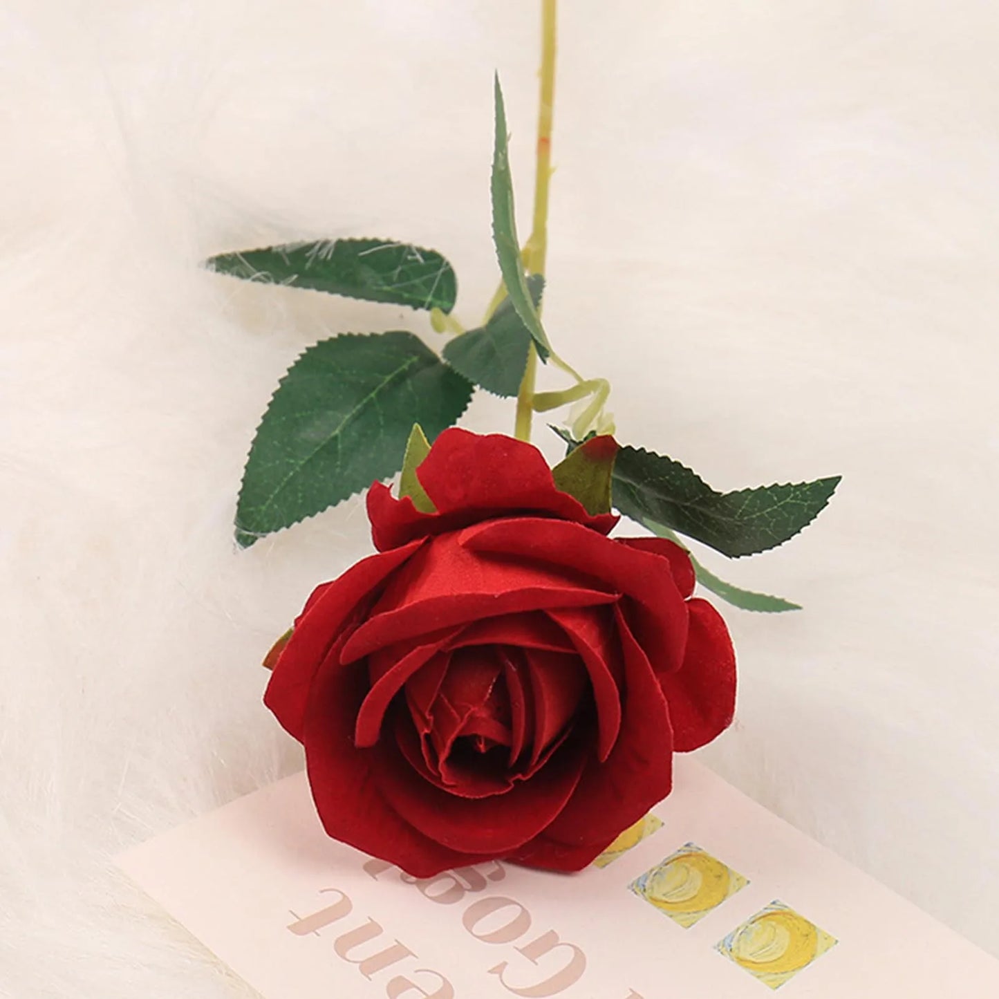 Velvet Roses Artificial 15Pcs Wedding Decor Romantic Gift