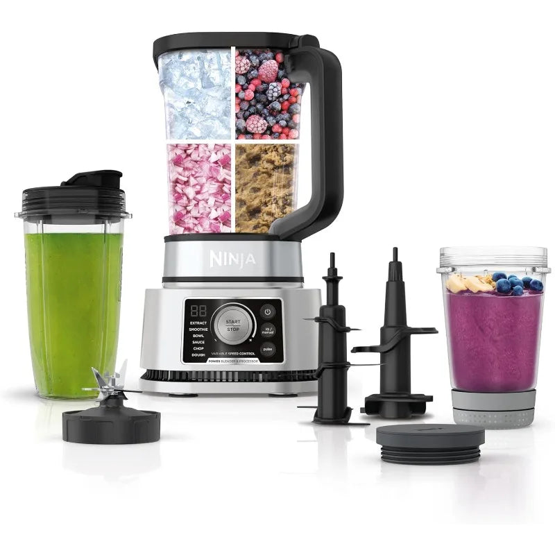 Ninja Blender Food Processor Combo System Smoothie Maker And Nutrient Extractor
