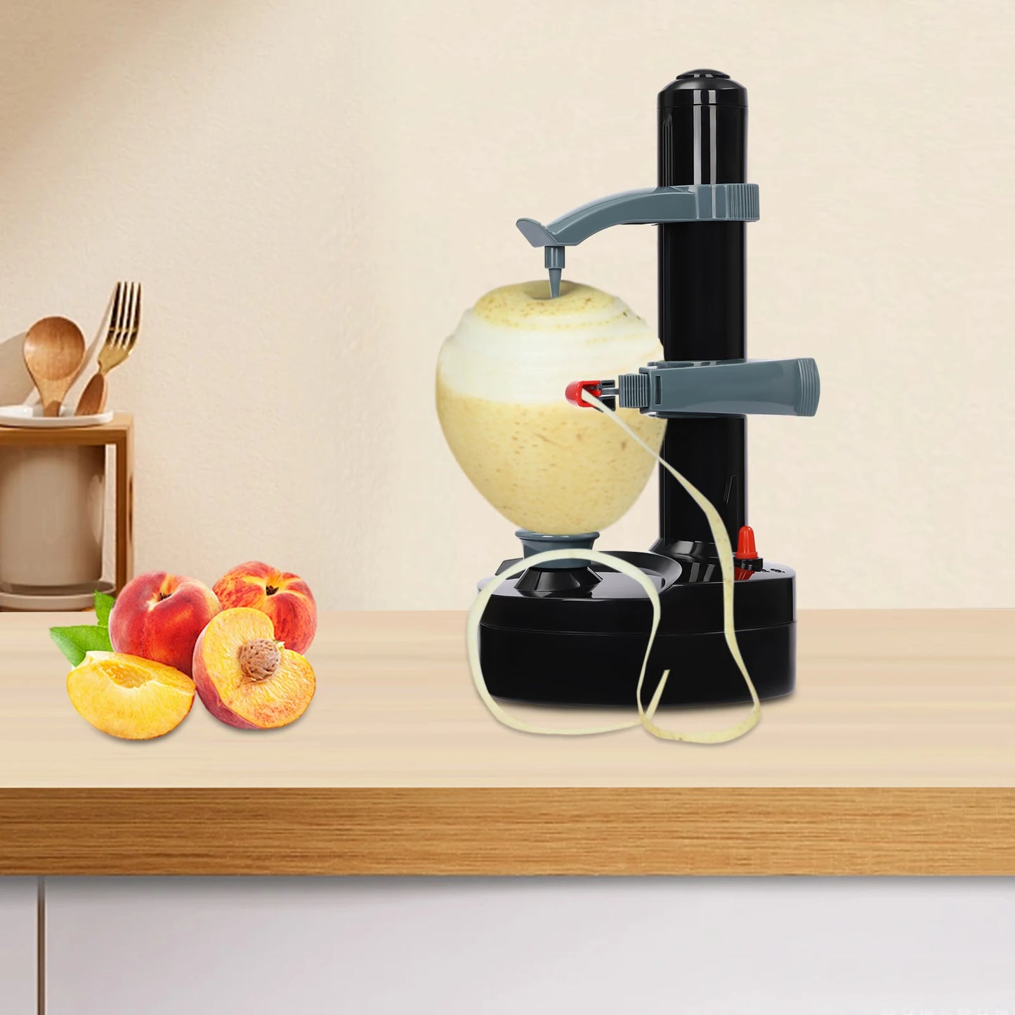 Electric Vegetable Peeler Multifunction Automatic Rotating Kitchen Tool