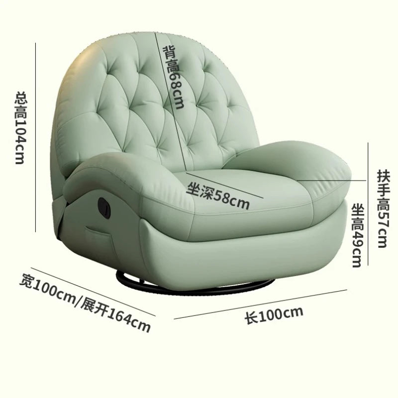 UOSUCN Modern L Shaped Reclining Armrest Living Room Sofa