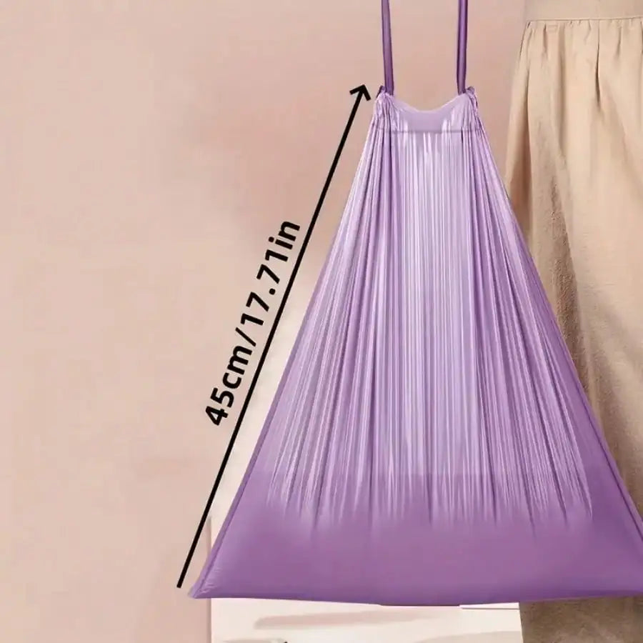 AEHOME 100pcs Household Portable Drawstring Trash Bags