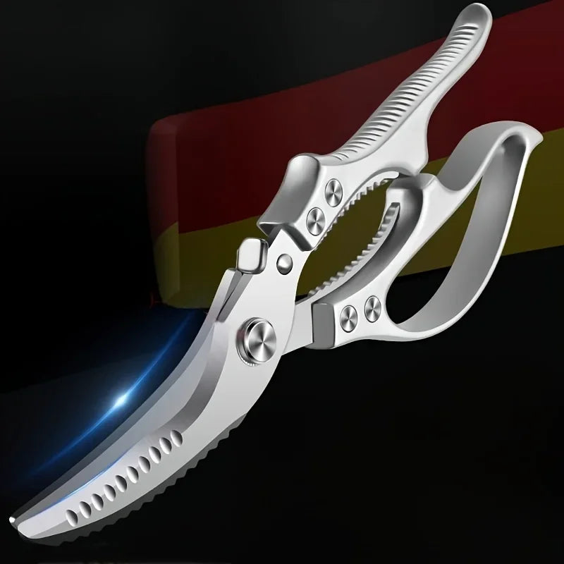 Multifunctional Stainless Steel Kitchen Scissors For Chicken Bones And BBQ