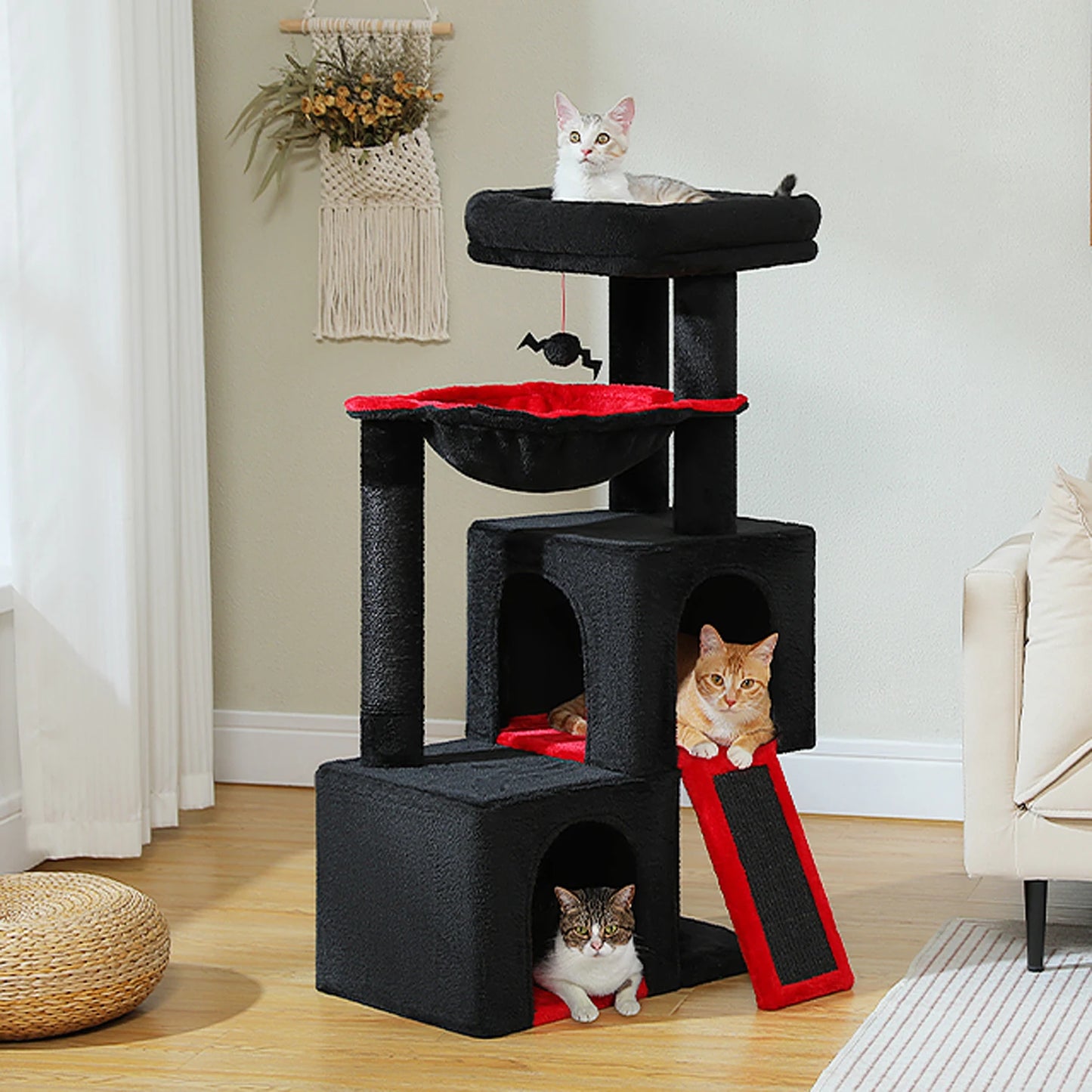 PAWZ Road Large Cat Tree For Indoor Cats Multi Level