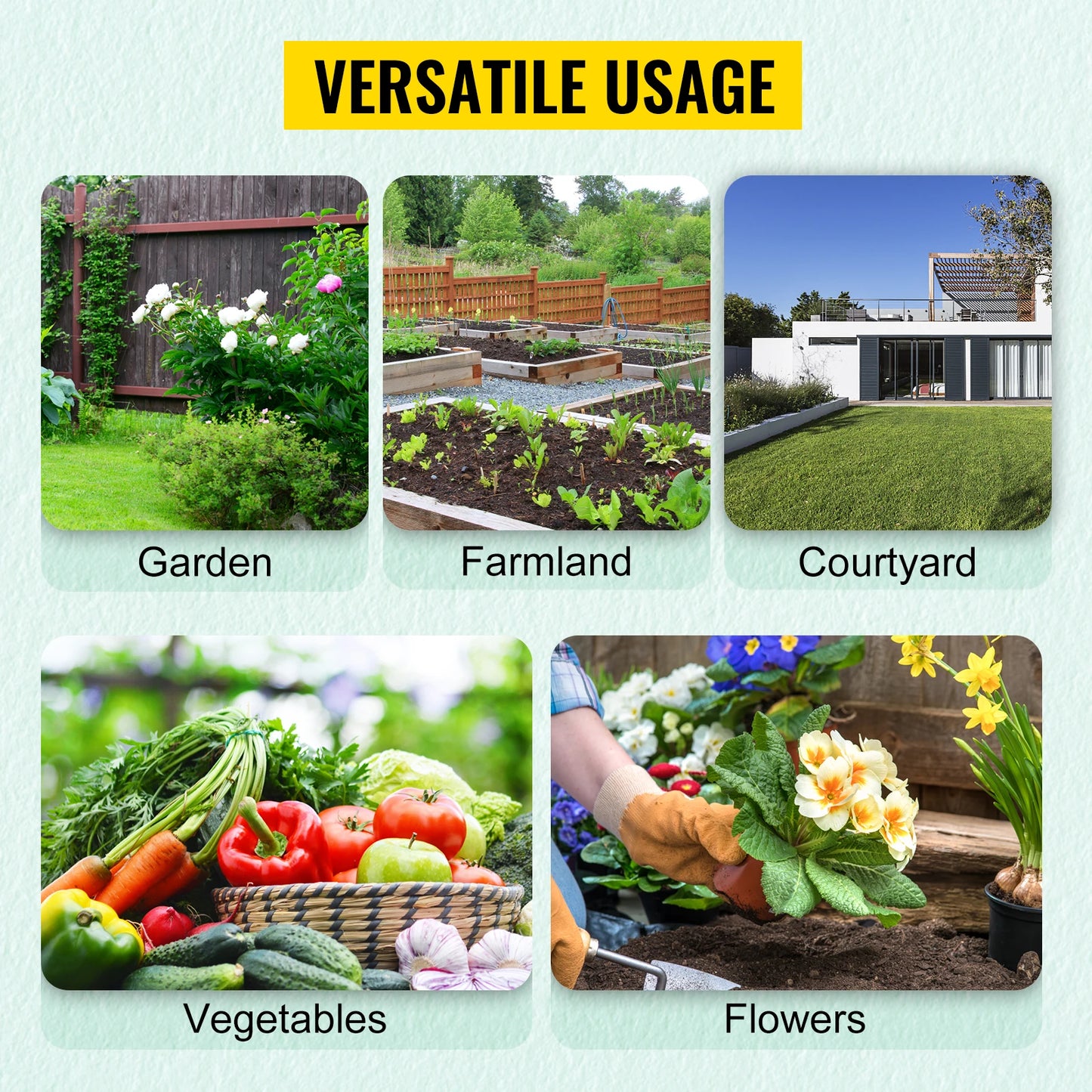 SucceBuy Walkin Tunnel Greenhouse With Galvanized Frame And Waterproof Cover