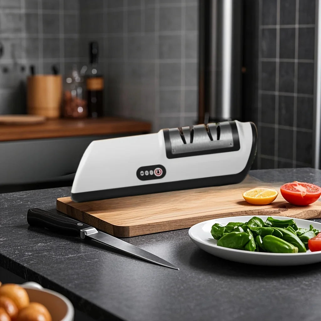 Kitchen Electric Knife Sharpener Multifunctional Automatic Professional