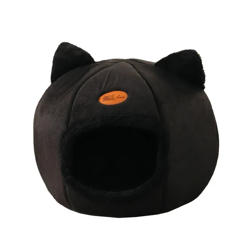 Deep Sleep Comfort Cat Bed And Cozy Indoor Cave Nest