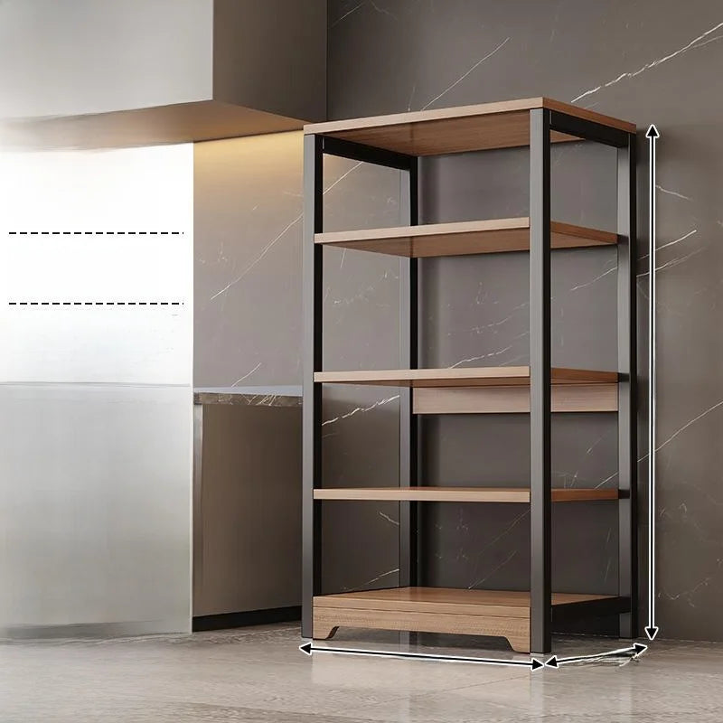 Kitchen Multi Functional Storage Rack Stand With Multiple Layers