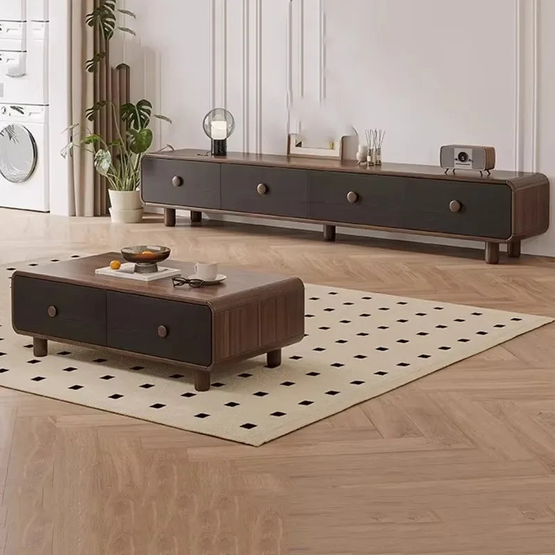 HOUYU Nordic Style TV Cabinet Modern Decor Stand Living Room