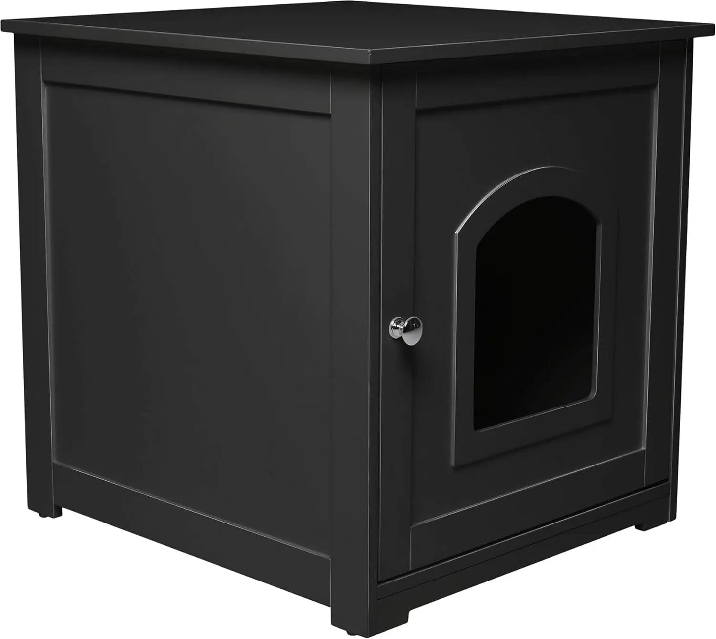 Hidden Litter Box Furniture Cabinet For Cats Conceals Odor