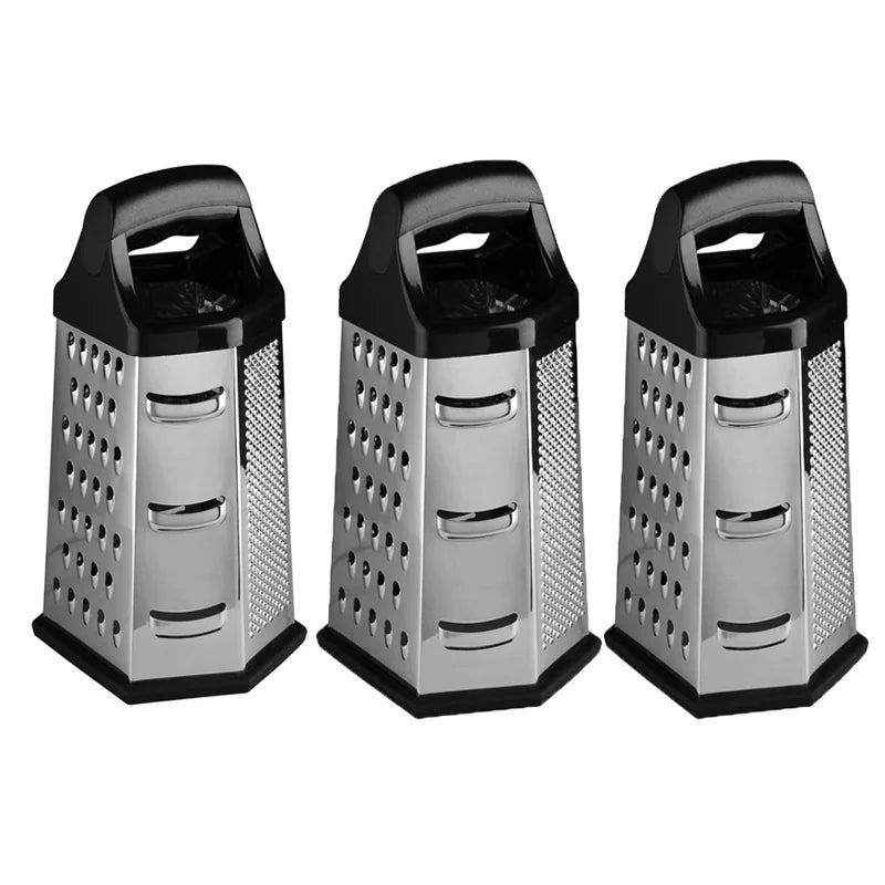 Multifunctional Box Grater With Stainless Steel Blades For Kitchen