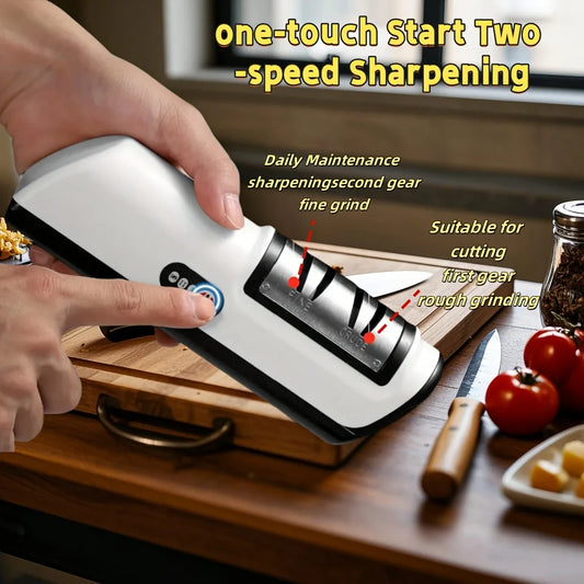 Kitchen Electric Knife Sharpener Multifunctional Automatic Professional