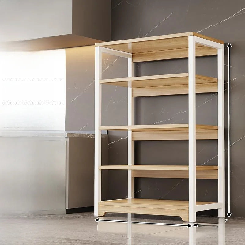 Kitchen Multi Functional Storage Rack Stand With Multiple Layers
