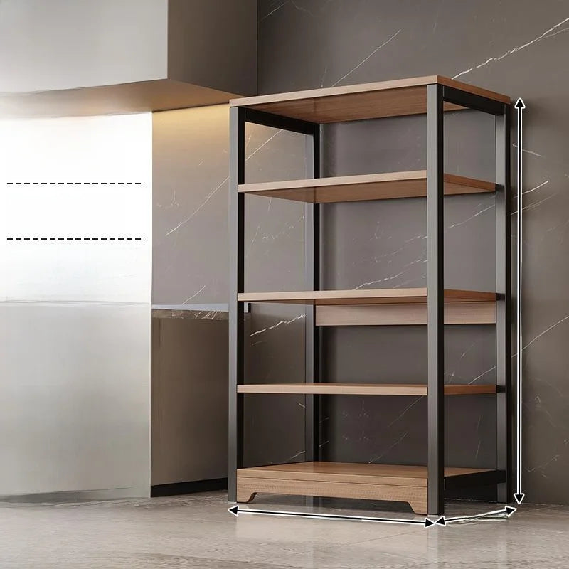 Kitchen Multi Functional Storage Rack Stand With Multiple Layers