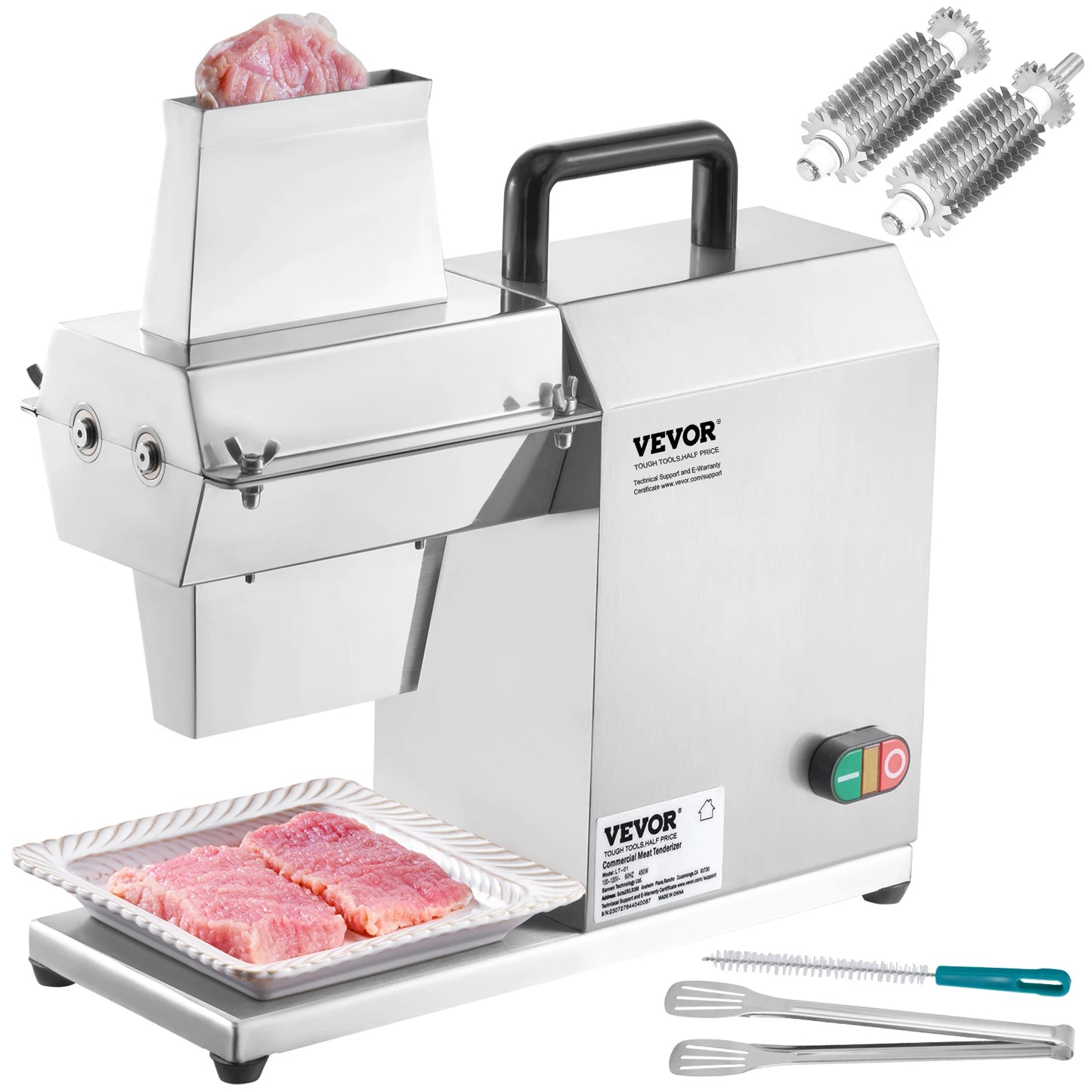 SucceBuy 54 Blades Commercial Meat Tenderizer Machine 450W