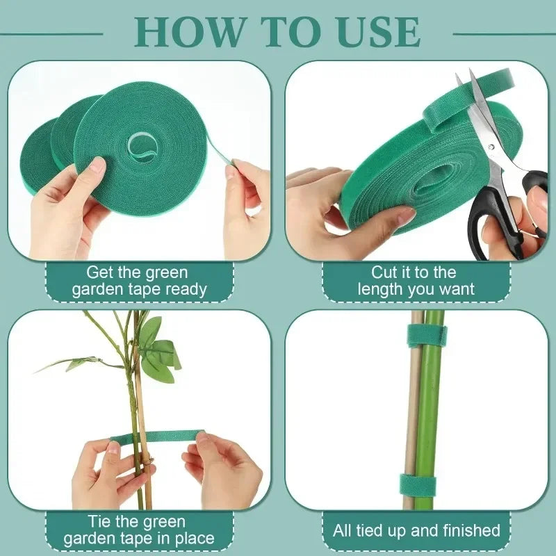 Nylon Self Adhesive Plant Tie Strips For Garden Support