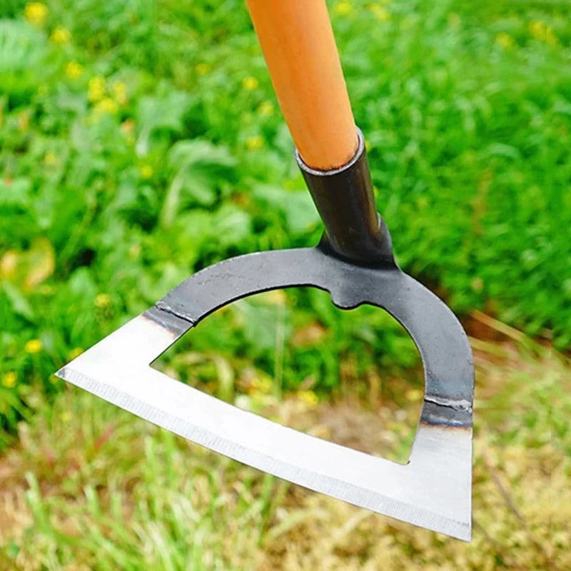 Stainless Steel Garden Hoe Weeder Machete Tool With Wood Handle
