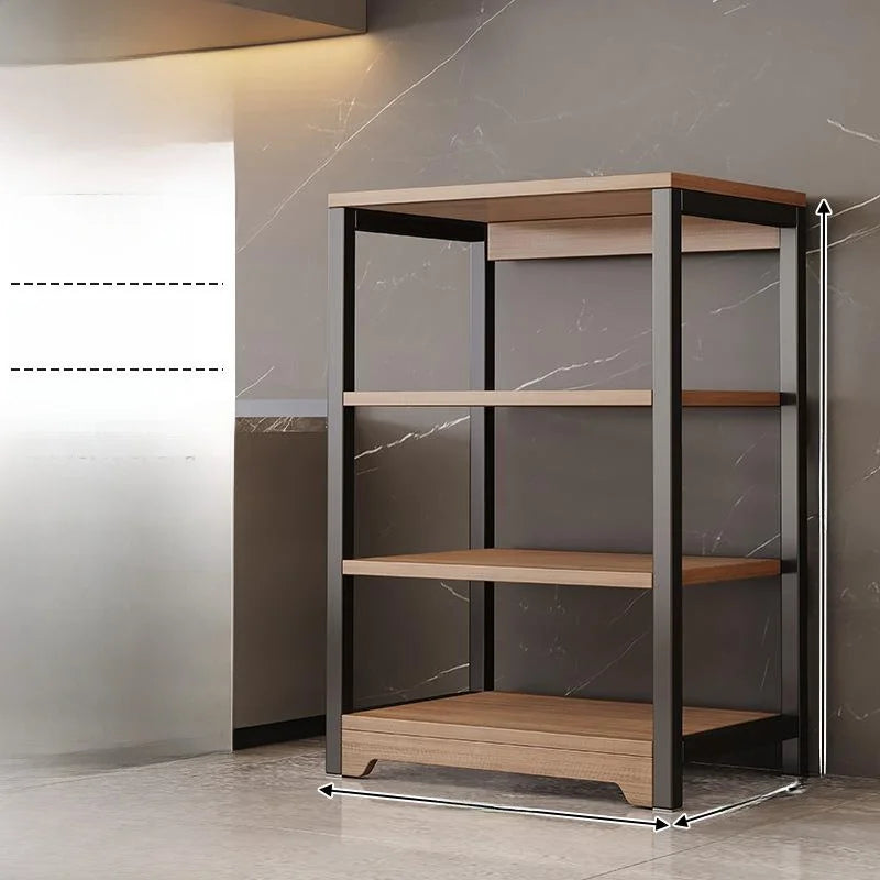 Kitchen Multi Functional Storage Rack Stand With Multiple Layers