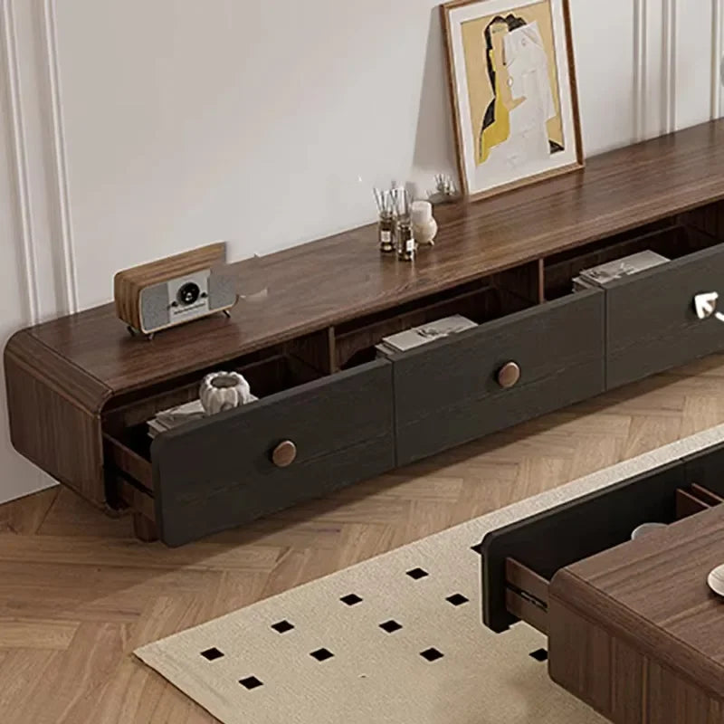 HOUYU Nordic Modern Wooden TV Stand Cabinet For Living Room