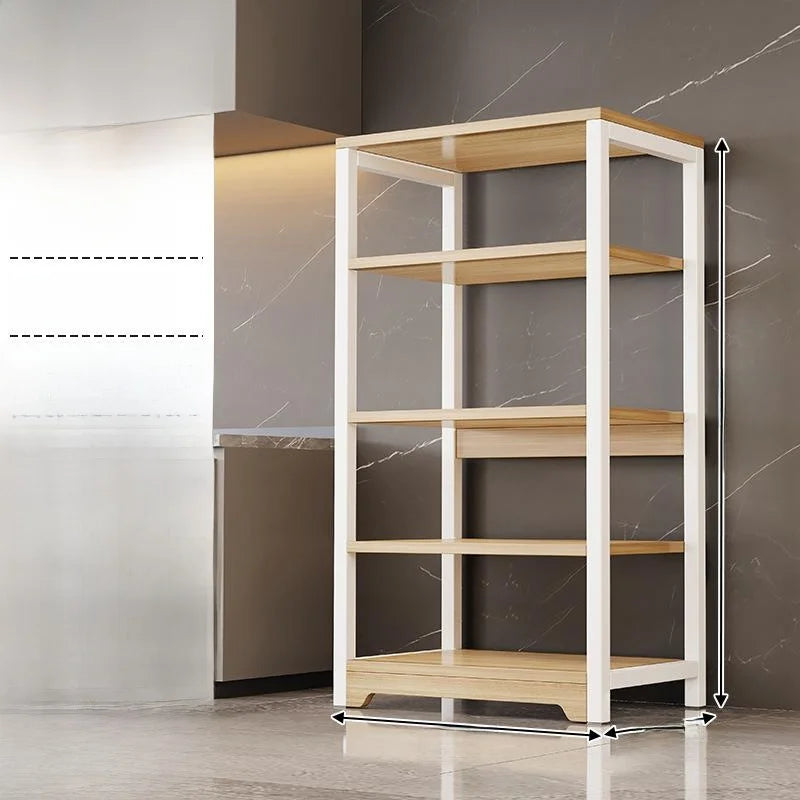 Kitchen Multi Functional Storage Rack Stand With Multiple Layers