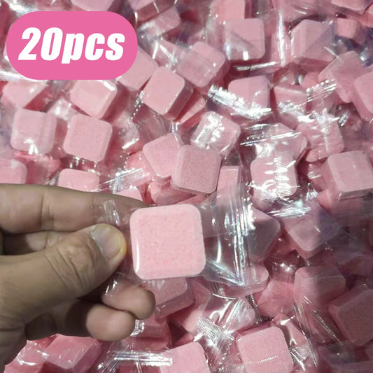 Toilet Cleaning Effervescent Tablets Deodorizer For Urine Stains 3-20 Pack