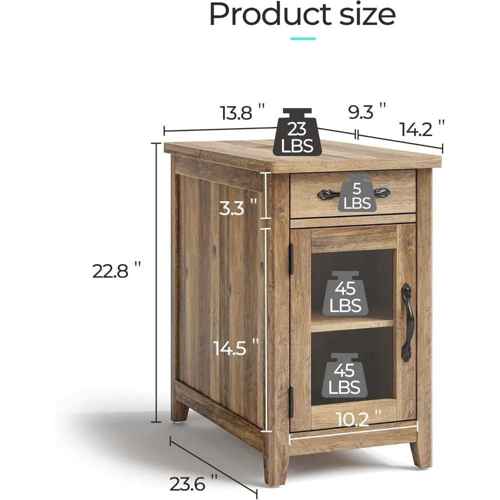 Farmhouse 3-Piece Coffee Table Set With End Tables