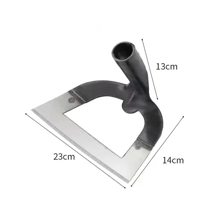 Stainless Steel Garden Hoe Weeder Machete Tool With Wood Handle