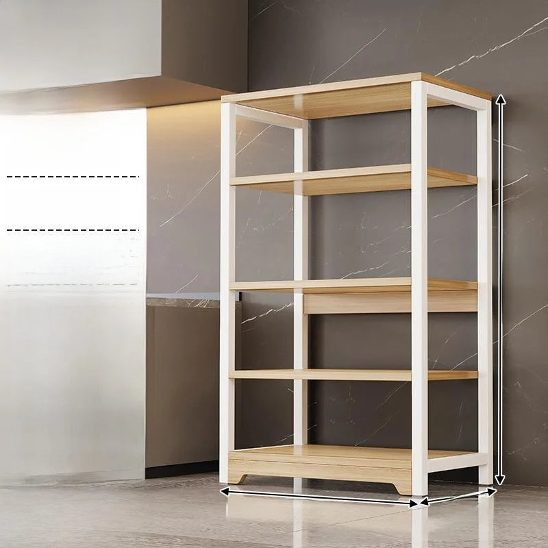 Kitchen Multi Functional Storage Rack Stand With Multiple Layers