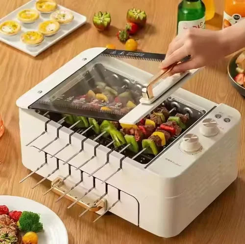 Multi Function Electric Grill 2 In 1 Kitchen Cooking BBQ