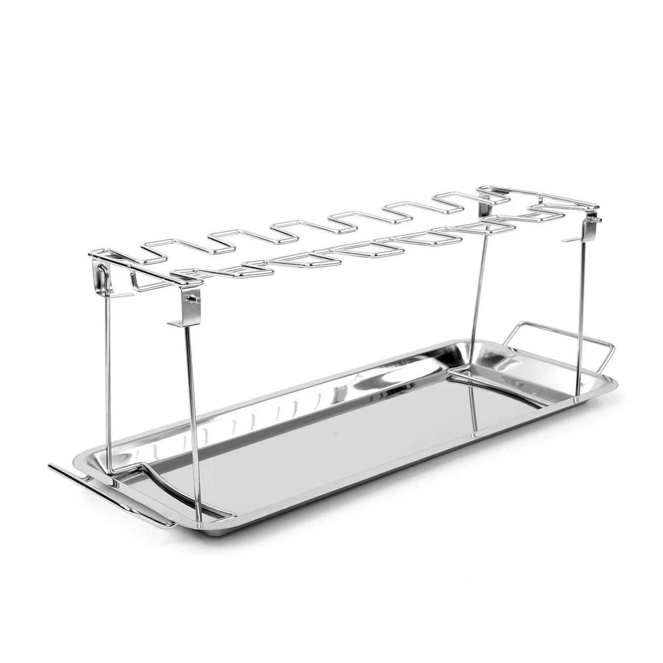 Stainless Steel Chicken Leg Rack For Grill Drip Tray
