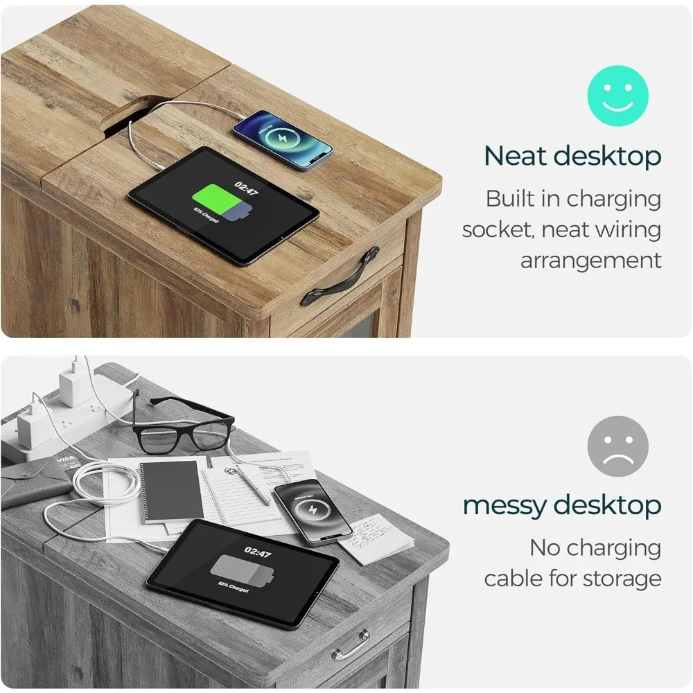 Farmhouse 3-Piece Coffee Table Set With End Tables