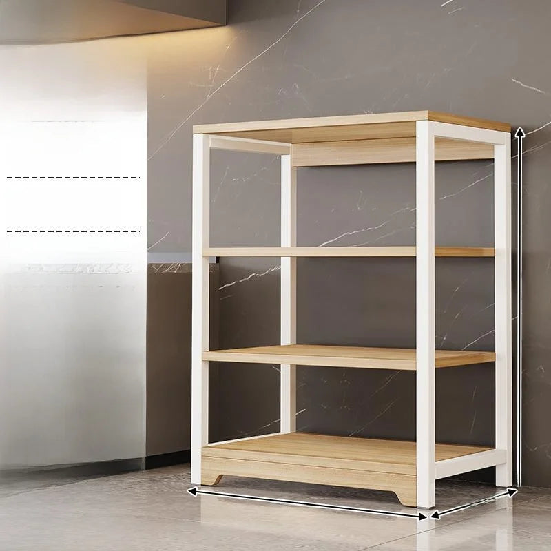 Kitchen Multi Functional Storage Rack Stand With Multiple Layers