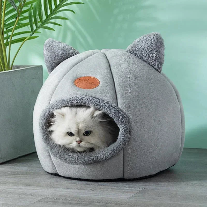 Deep Sleep Comfort Cat Bed And Cozy Indoor Cave Nest